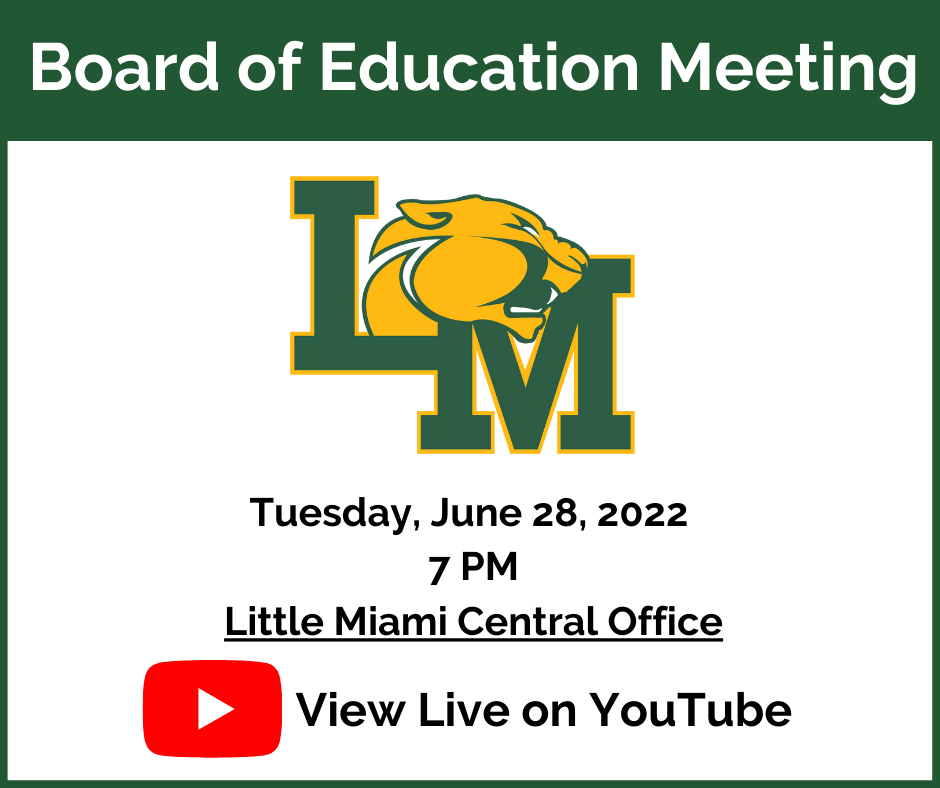 June Board meeting notice